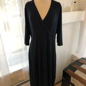 ladies navy wrap